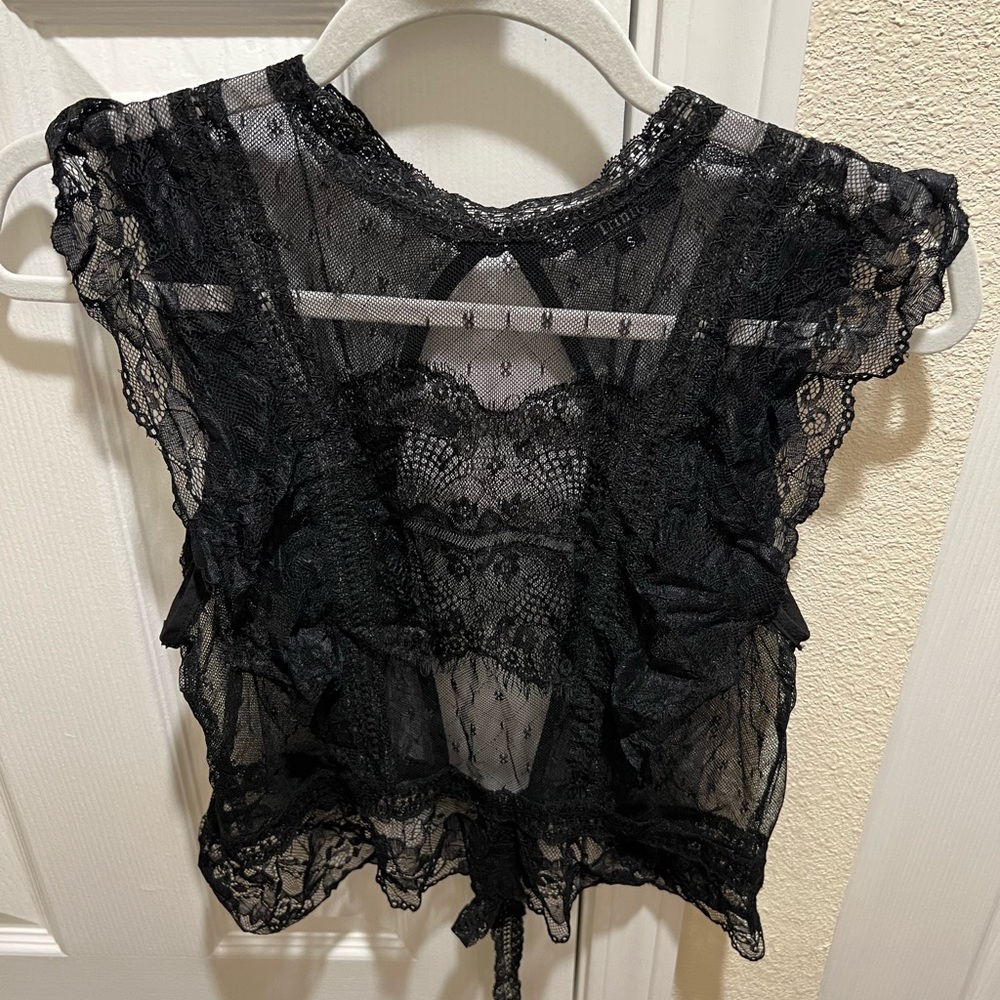 COPY - Black Sexy Sheer Top